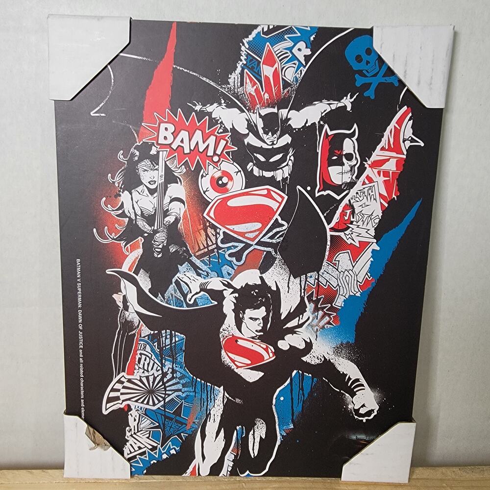 Batman Vs Superman: Dawn Of Justice 7.5" x 9.5" Wall Plaque - NEW